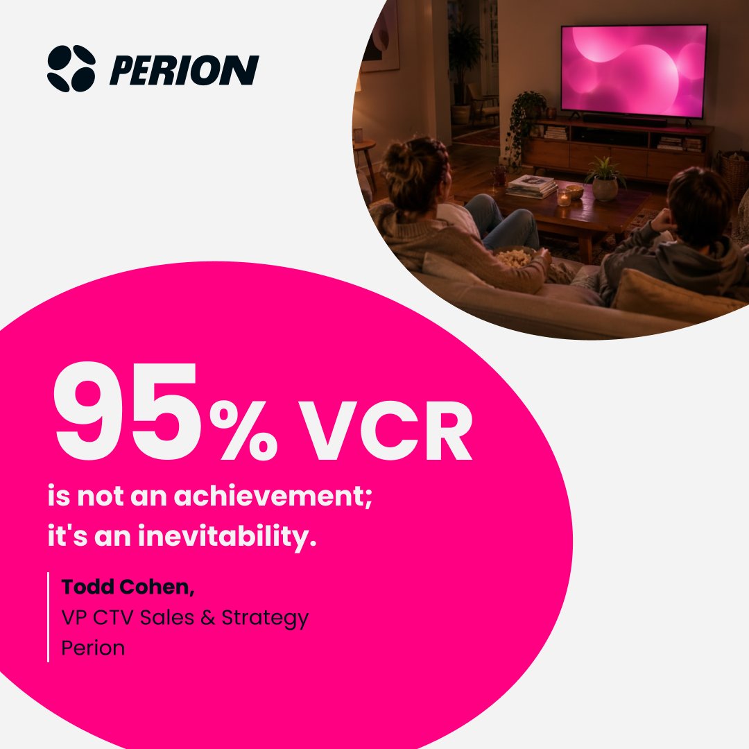 PerionNetwork's tweet photo. In a non-skippable CTV environment, a 95% completion rate just means the ad played, not that it worked.

Todd Cohen, VP of CTV sales and strategy at Perion, breaks down why the industry needs to move beyond legacy metrics and focus on what actually matters: measurable business outcomes.

Completion isn't conversion. It's time the industry caught up.

Read the full article: https://t.co/qIzoz3abwC

#CTV #AdTech #TheDrum #perionOne