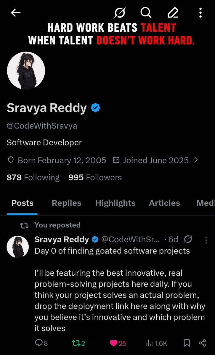 Sravya Reddy tweet media
