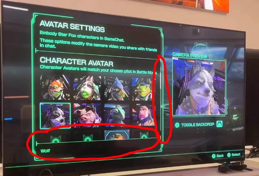 Fry_64_'s tweet photo. 👀 Ohhh look at this Avatar Select screen…

Multiple rows of characters and what looks like unlockable slots?! That’s got my brain spinning. Are we gonna be able to play as Bill or Kat? And dare I say… could Krystal finally show up too?! 👀🔥

The speculation begins 😆#Starfox https://t.co/BBdA6szDRr