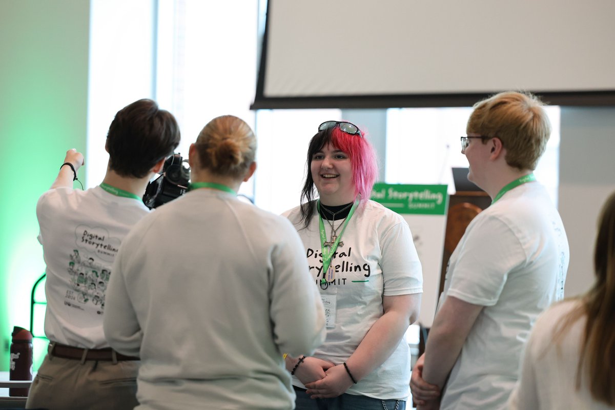 UNDCommDept's tweet photo. Day 1 of the #DSS26 is in the books! From hands-on equipment training and connecting with our community partners to hearing from inspiring guest speakers, our campers had an exciting first day of learning and creating.

#UNDproud #UNDcomm #UNDigitalStorytelling https://t.co/QTrzmdbYEM