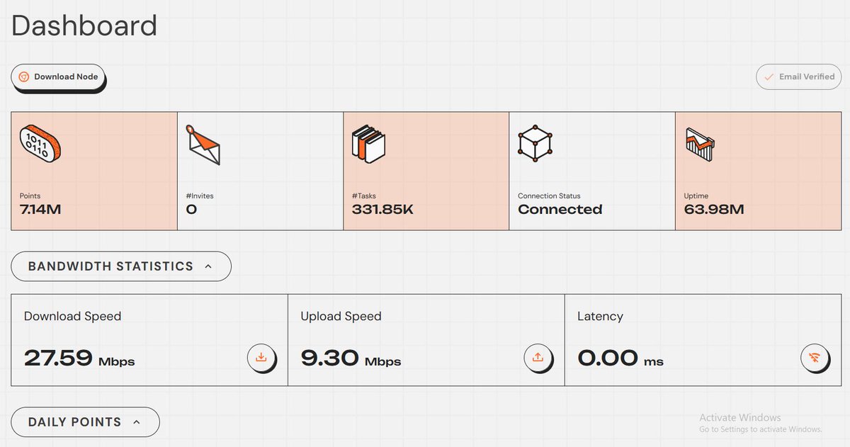 opm477's tweet photo. Connected to the network. Powering decentralization one node at a time.

Proud to be part of the Perceptron ecosystem.
@PerceptronNTWK #NodeAndProud https://t.co/obyfWwR9XT