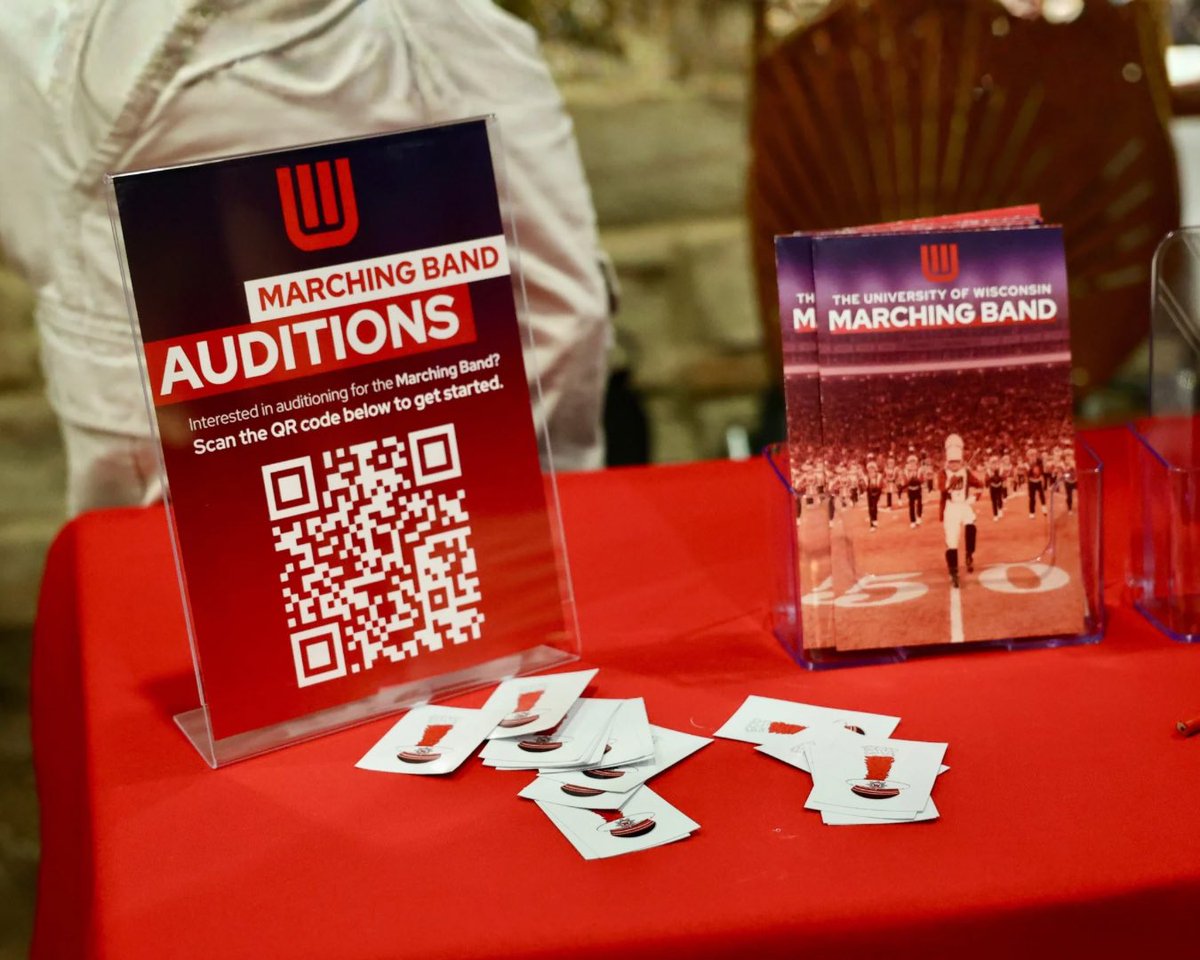 badgerband's tweet photo. Headed to SOAR? We’ll be there!

Stop by the Resource Fair on Day 1 to meet current members, ask questions, and find out what it’s like to be part of the Wisconsin Marching Band.

And yes, we have stickers. 😎

#EatARock #OnWisconsin https://t.co/2wHG0shtVm