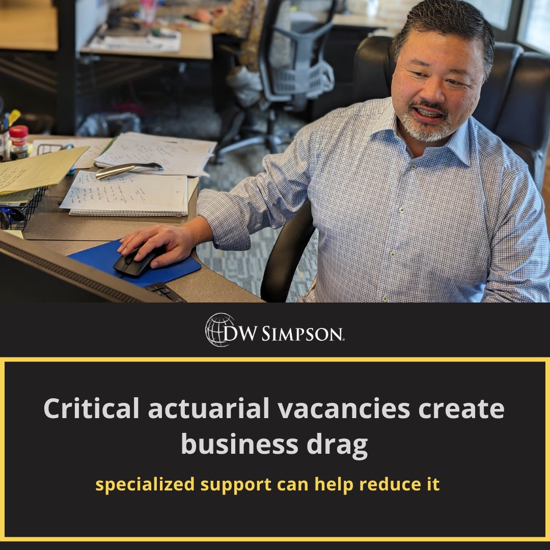 dwsimpson's tweet photo. Actuarial hiring delays rarely stay contained within the hiring team. Specialized actuarial recruiting support can help reduce delay and restore momentum.

https://t.co/WxWYGaIlrU https://t.co/8ORCRtmRAl
