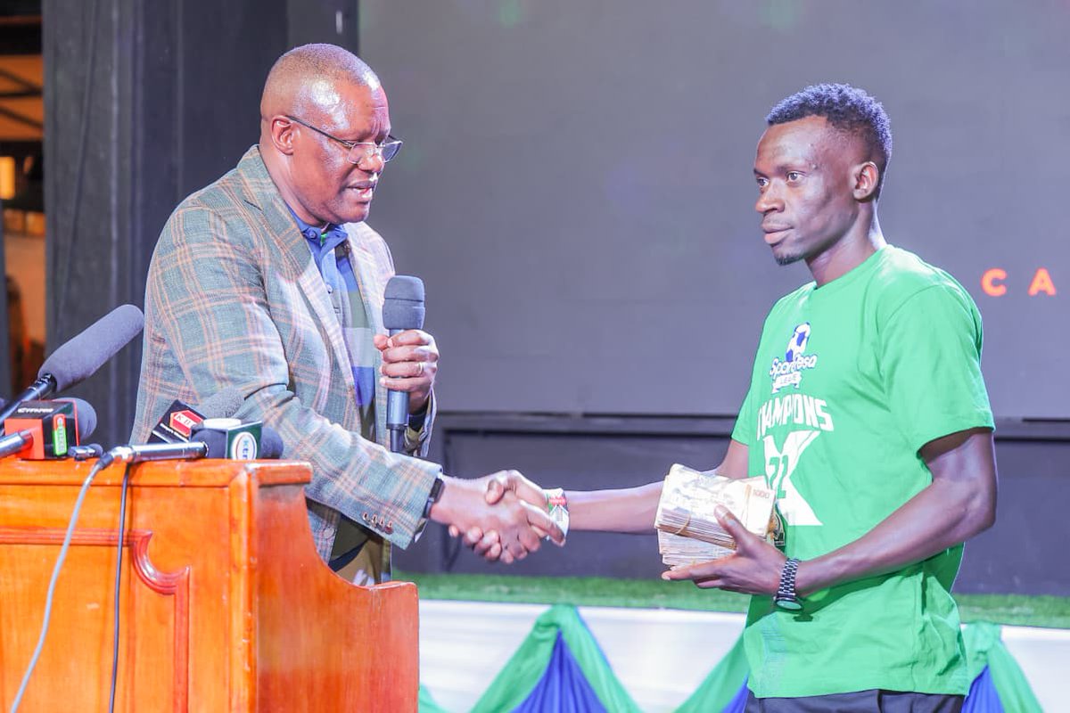 EliudOwalo's tweet photo. HOSTED GOR MAHIA FC TO A LUNCHEON IN HONOUR OF THEIR SUCCESS

Today, I hosted a luncheon at the Carnivore Restaurant in honour of Gor Mahia FC following their 22nd Kenyan Premier League success.

In attendance were members of the club's leadership, led by Chairman Ambrose Rachier, Vice Chairperson Sally Bollo, Treasurer Gerphas Okuku, and Administration Manager Ronald Ngala. Present was the  technical bench led by Head Coach Charles Akonnor, and the playing unit led by team captain Philemon Otieno.

The occasion provided an opportunity to celebrate the team's remarkable achievement and reaffirm our collective commitment to strengthening the team ahead of the CAF Champions League .

#Kogalo
#GreenArmy
#CAFChampionsLeague