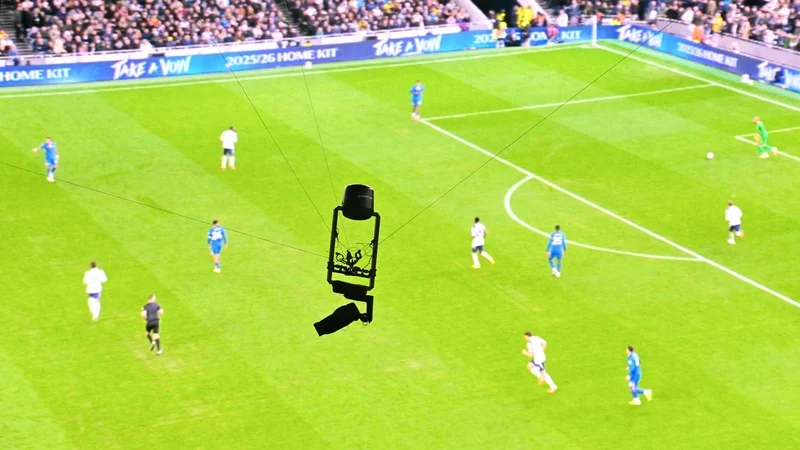 RTEBrainstorm's tweet photo. How drones, spider cams and AI will bring World Cup 2026 to your TV. This year's tournament will feature more teams, more matches and more cameras and broadcasting technology than ever before https://t.co/aPdToyzY9e https://t.co/AdlG68sVTR