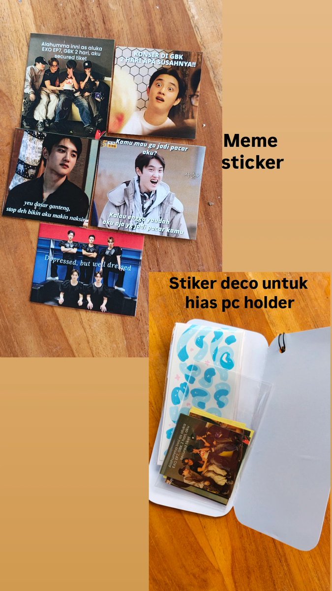 junheeed's tweet photo. ❤️ Freebies EXO PLANET#6 EXhOrizon in JAKARTA ❤️ 

🗓️ 7 June 2026/Day 2
📍Indonesia Arena
⏰ TBA

It's a humble pack yg isinya
✨ Strap hp EXOL
✨ Plain PVC pc holder + sticker deco
✨ 5 Stiker meme
✨ 1 Poca unoff random

Design by @sowjuism

See you EXO-L 🤍
#EXhOrizon_JAKARTA https://t.co/XjEudGABOi