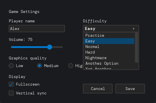FlatRedBall's tweet photo. May 2026's Gum release adds font and rendering improvements. Gum now uses KernSmith for faster font generation https://t.co/W0EniJ4AgP Also, check out the new 8 custom themes. More info here: https://t.co/axN03ZWXgo

#indiedev #gumui #monogame #gamedev #OpenSource https://t.co/5c0p9KBOzP