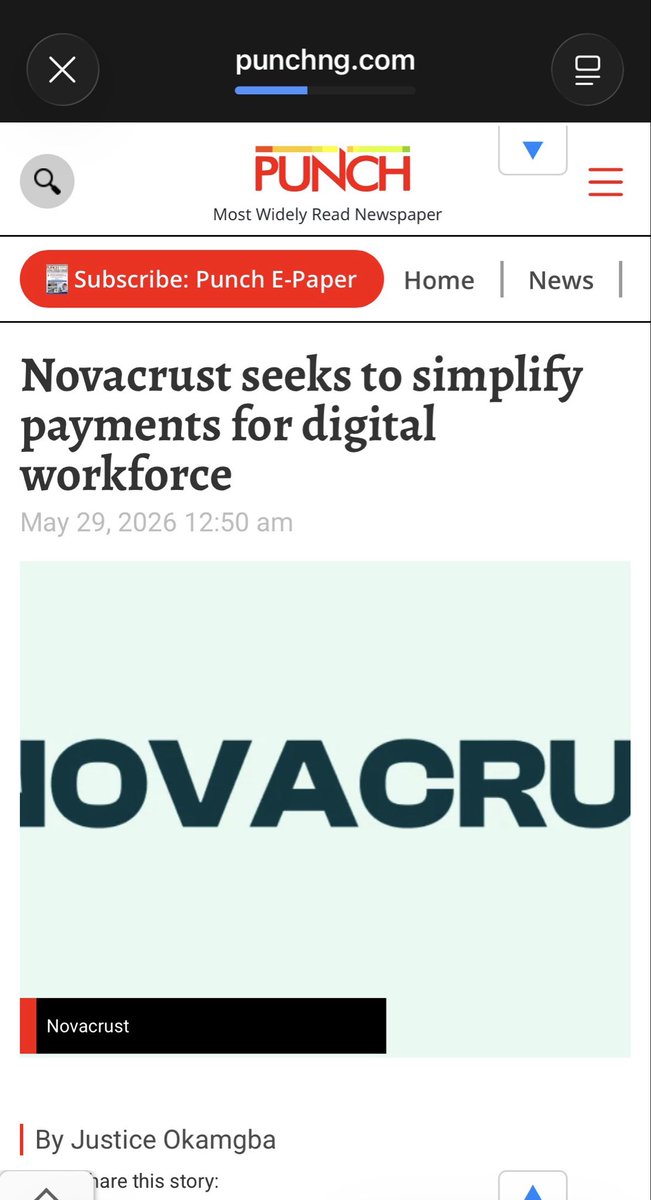mynovacrust tweet picture