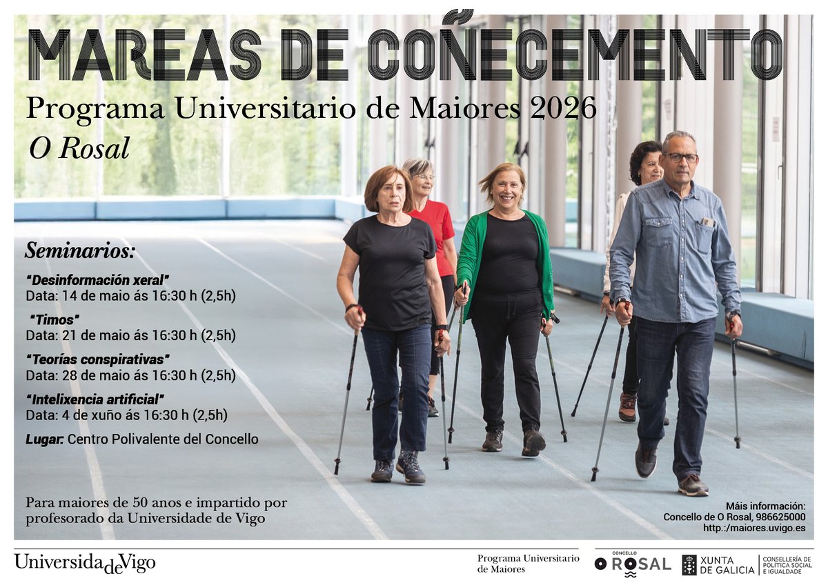 concellodorosal's tweet photo. 📣 Última sesión das #MareasdeCoñecemento, na que aprenderemos a recoñecer os contidos xerados por IA para evitar a desinformación. 

📅 4 de xuño
🕟 16.30 h
📍 Centro Social Polivalente

Inscríbete!
➡️ 986 625 000
➡️ Rexistro Xeral
➡️ Asociación de Persoas Maiores 📱 646 633 958 https://t.co/1Sb3KhTBPZ