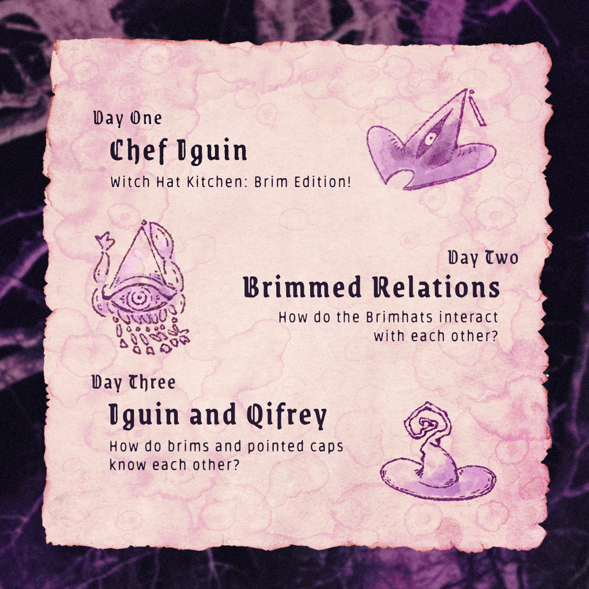 brimhatweek's tweet photo. Prompt list! Brimhat Week begins June 14th! https://t.co/9YXl1zg5bp