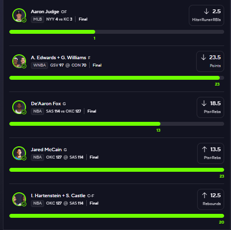 SportsSlight's tweet photo. bro I genuinely don't know how people research props without this 😭💰

the AI slip generator does the work so you can just play

It finds you math based plays daily!

tap in with @DGFantasy👉 code SLIGHT for 25% OFF

#prizepicks #underdogfantasy https://t.co/vgjdNunRoJ