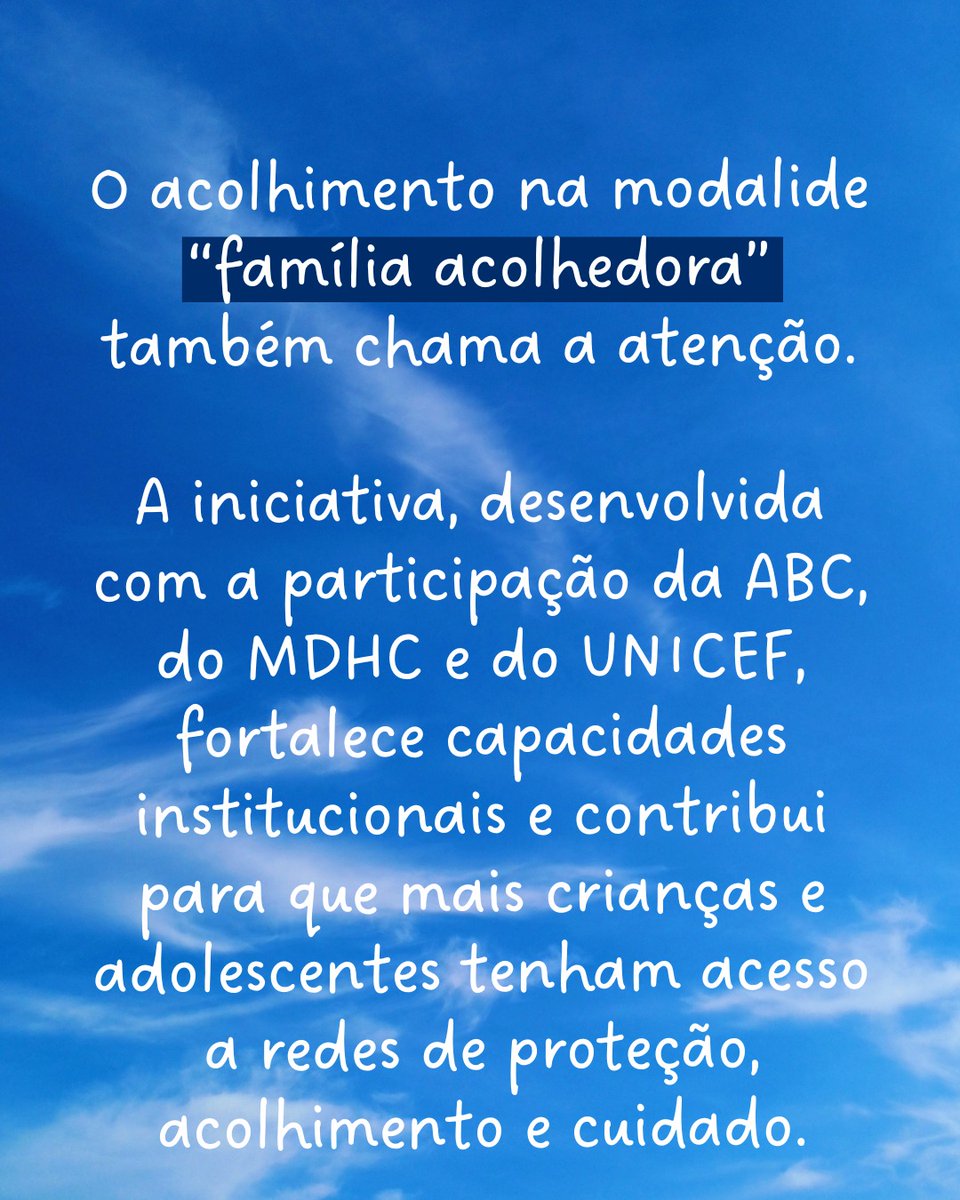 ABCgovBr's tweet photo. adolescentes vítimas e testemunhas de violência. 

A iniciativa, desenvolvida em conjunto pela @ABCgovBr, @mdhcbrasil e @unicefbrasil, fortalece capacidades institucionais e contribui para que mais crianças e adolescentes tenham acesso a redes de proteção, acolhimento e cuidado. https://t.co/1Y7B2qqA7A