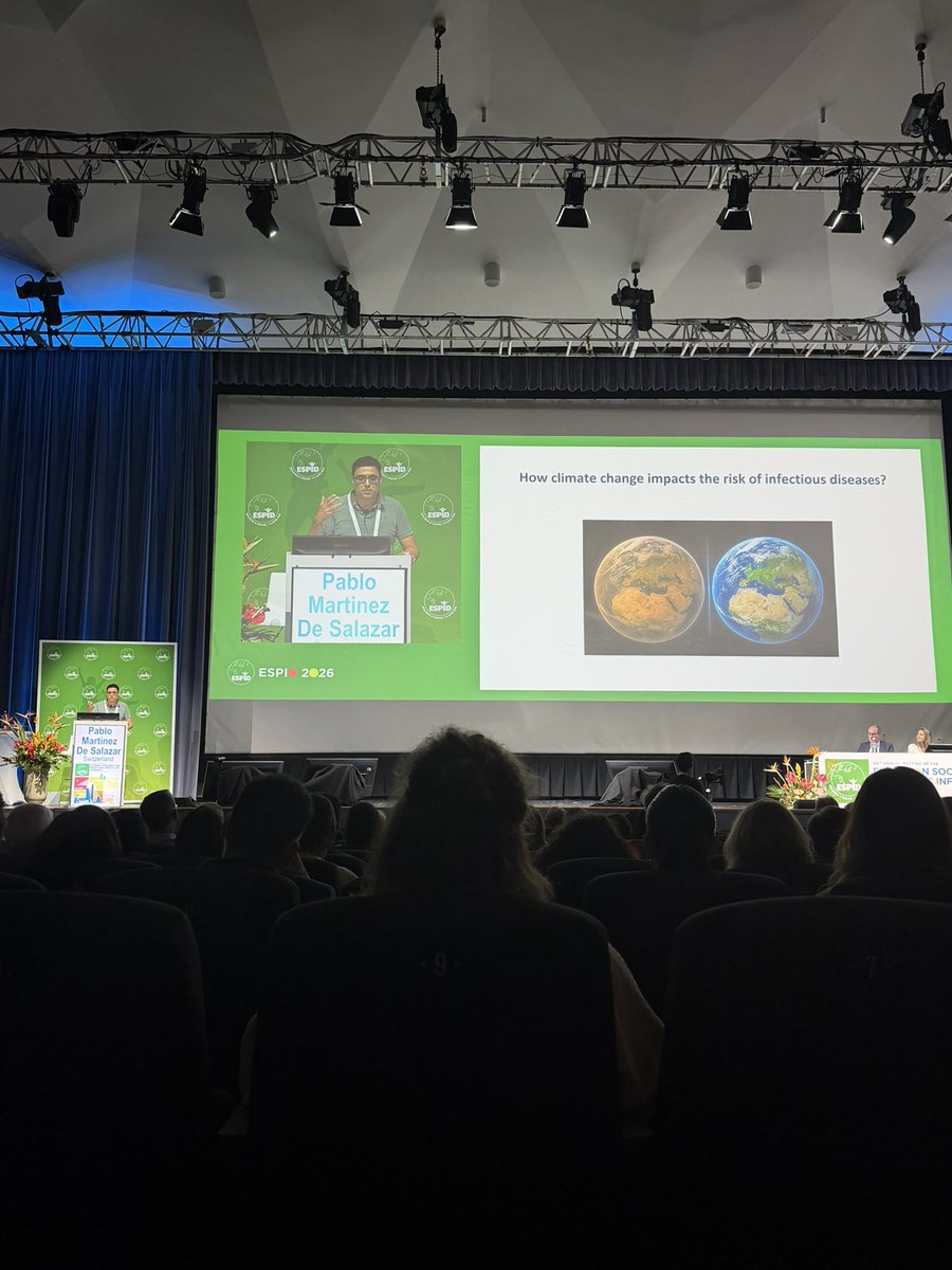 cinarervanur's tweet photo. Kicked off #ESPID2026 with Plenary 1 on climate change, vectors and the changing geography of infectious diseases.
A key takeaway: predicting the risk of tick-borne diseases is complex, but greater investment in surveillance is essential.
#PIID #coconnecting https://t.co/PsulB3Xiot