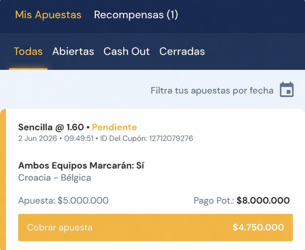 ValueXerr's tweet photo. STAKE PROFESIONAL📊🧠❗️

Croacia tiene calidad suficiente para generar peligro, pero también viene mostrando vulnerabilidades defensivas cuando enfrenta selecciones con ritmo y talento ofensivo. Bélgica, por su parte, tiene demasiadas herramientas arriba. https://t.co/oC9yajjNIB