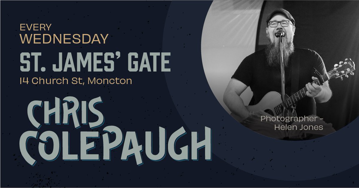 Colepaugh's tweet photo. Join Chris Colepaugh for an all-request night every Wednesday from 8 to 11 PM at St. James Gate Downtown. https://t.co/shc6UZ68hX