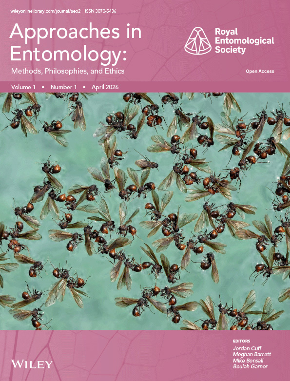 InsectMolecBio's tweet photo. 📢The new #OpenAccess @RoyEntSoc journal, Approaches in Entomology, is open for submissions! 🎉

It will publish innovative &amp; exciting advances to methods &amp; techniques, including ethics &amp; philosophies, across the breadth of entomology. 🔬 

More here! ⬇️
https://t.co/E1HcRjLUqR https://t.co/uVJ287AdF5