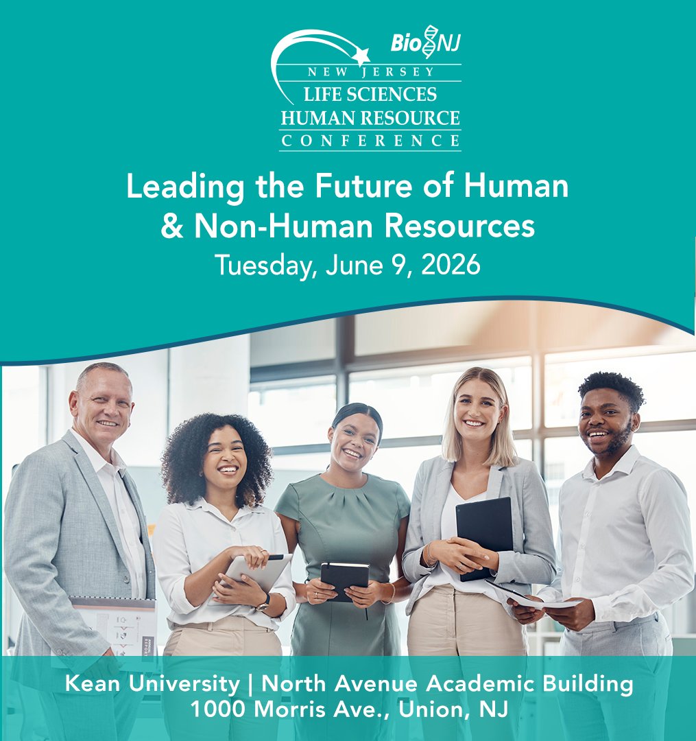 BioNJ_Org's tweet photo. AI. Talent. Employment Law. Workforce Transformation. The future of HR in life sciences is evolving fast—and you won't want to miss a single session at BioNJ's 13th Annual HR Conference on June 9 at Kean University.

This year's agenda features insights from McKinsey & Company on navigating uncertainty, a thought-provoking discussion on HR's role in the age of AI, real-world AI success stories from New Jersey life sciences companies, critical employment law updates and the latest trends in talent and compensation. Plus, connect with industry peers and leave with practical strategies you can put into action right away.

Attendees can also earn 4.75 SHRM Professional Development Credits (PDCs) toward SHRM-CP® and SHRM-SCP® recertification.

Register today: https://t.co/Zyqc0teH0s

#BioNJ #HRConference #LifeSciences #Biotech #HumanResources #FutureOfWork #AI #WorkforceTransformation #EmploymentLaw #SHRM #ProfessionalDevelopment