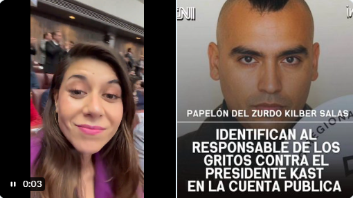 Iherreraa's tweet photo. #ContigoCHV Cicardini y Manouchehri le pagaron a Kilber para que le gritara a Kast, pero no he visto ni un comentario en las noticias o matinales, ni una entrevista a estos dos vagos de la izquierda para que hagan sus descargos.  Hay algún manto de protección hacia ellos? https://t.co/OyIBvOVKQM