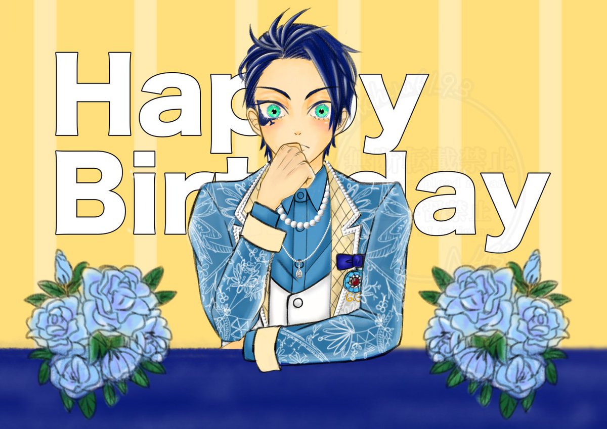 naharu6193's tweet photo. #デュース・スペード誕生祭2026
 #デュース・スペード生誕祭2026
 おめでとう🎊

 #twstファンアート https://t.co/cUySUsDq8l