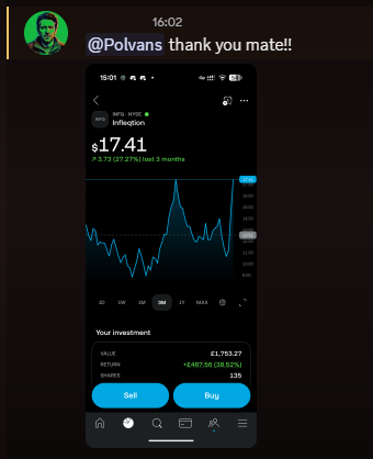 Polvah's tweet photo. I absolutely love seeing the team banking on $INFQ with me

I have been pounding the table on this and was probably the only one who made this popular on X when nobody wanted it at $12.00

Congrats to all share-holders, we are just getting started.