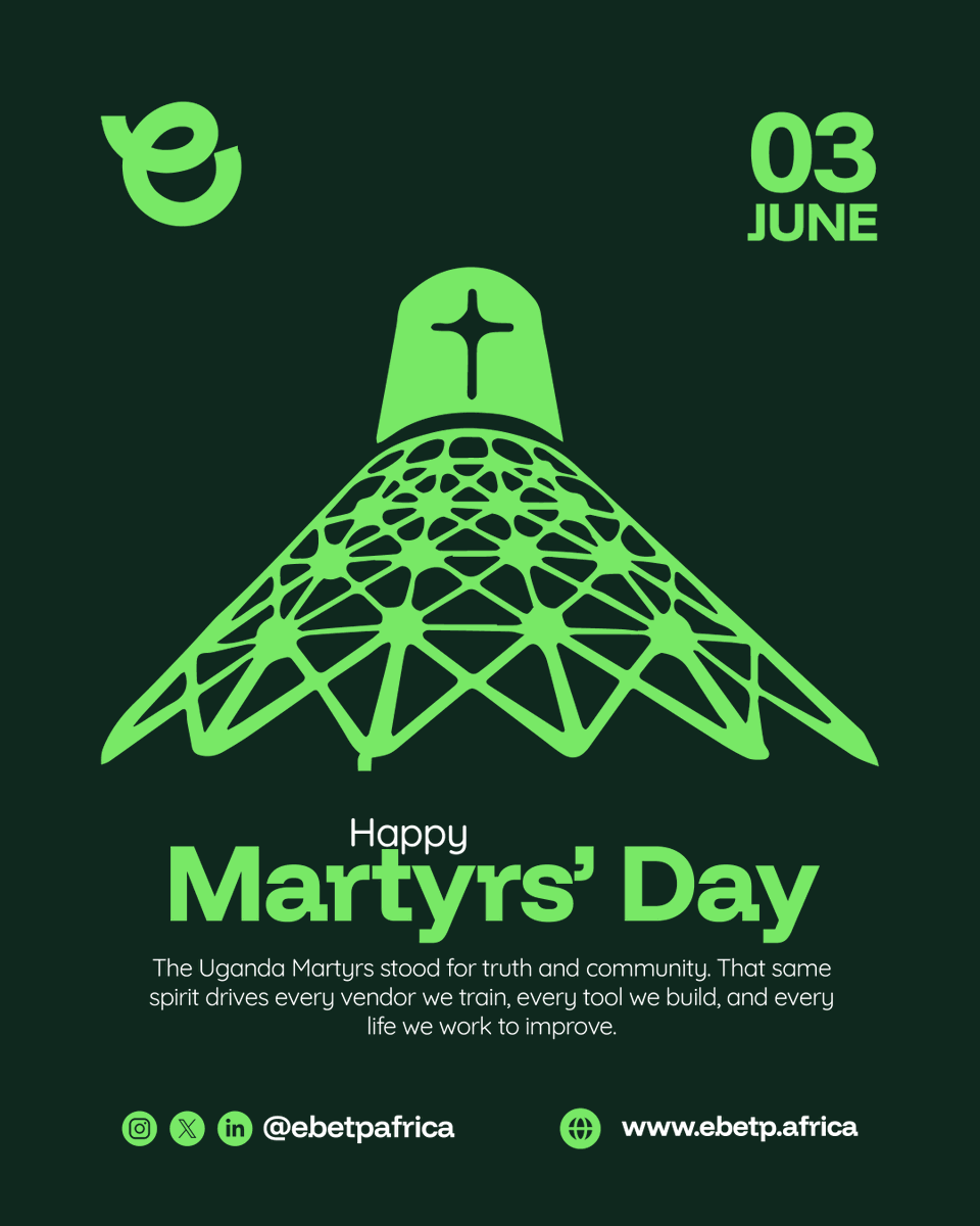 ebetpafrica's tweet photo. Community. Conviction. Sacrifice. Happy Martyrs' Day, Uganda. June 3.
#MartyrsDay2026 #DigitizingTourism https://t.co/oF1Albqbsq