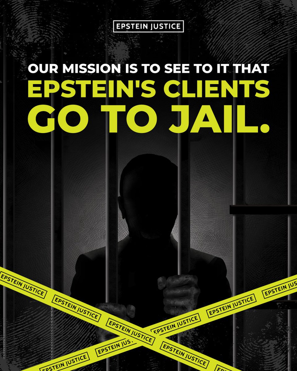 EpsteinJustice's tweet photo. OUR MISSION.

Epstein Justice exists for one reason: to force daylight onto the Epstein files and deliver accountability to the survivors who've been ignored for too long.

We are not a political party. We are not a fundraising machine. We are a coalition of Americans who believe character outranks party, and truth outranks optics.

We want trials, not files.

If that sounds like you, you're already one of us.

#TrialsNotFiles