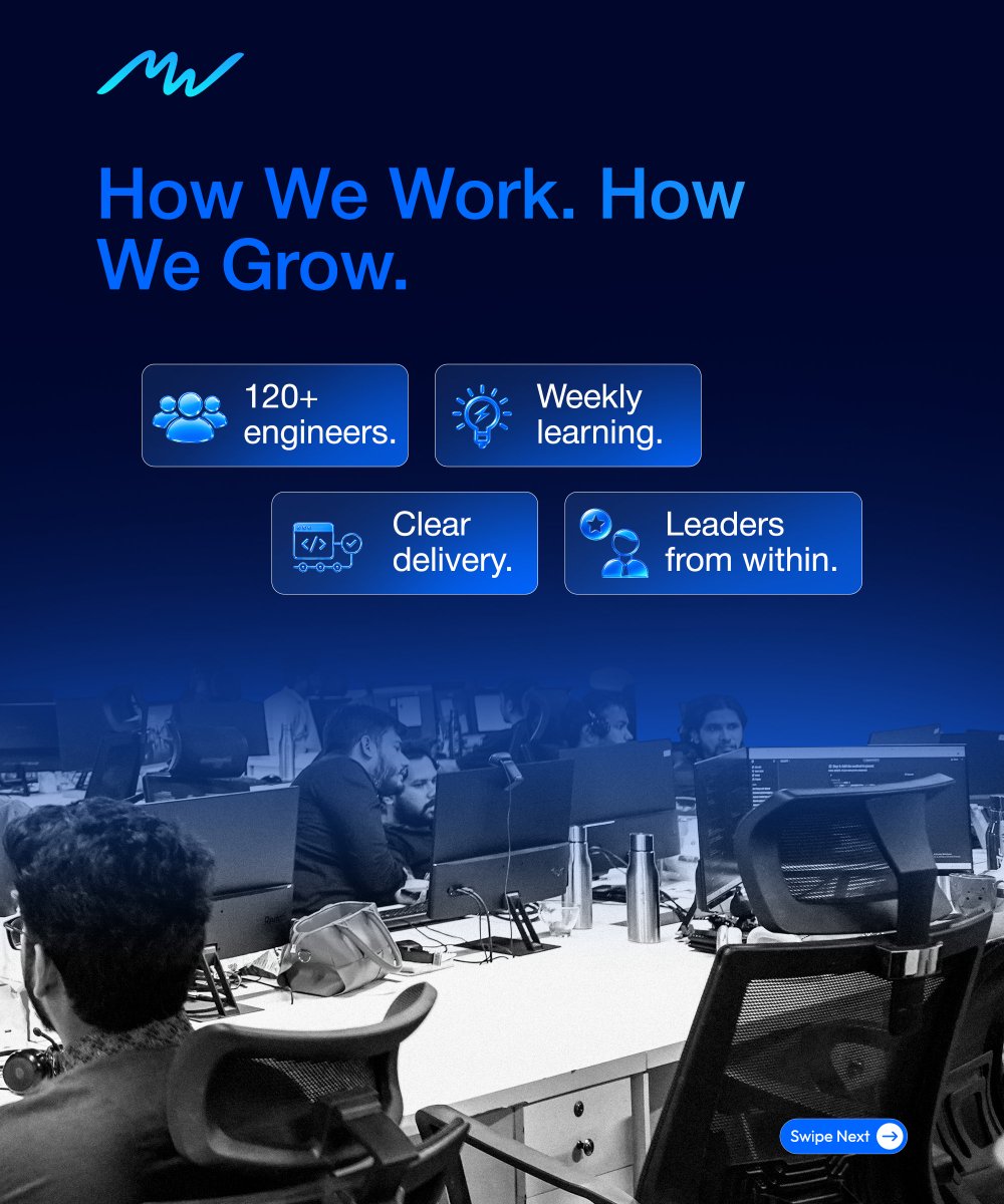 mediusware_com's tweet photo. 𝗪𝗵𝘆 𝗧𝗲𝗮𝗺𝘀, 𝗡𝗼𝘁 𝗔𝗴𝗲𝗻𝗰𝗶𝗲𝘀, 𝗕𝘂𝗶𝗹𝗱 𝗚𝗿𝗲𝗮𝘁 𝗦𝗼𝗳𝘁𝘄𝗮𝗿𝗲

𝗔𝘁 𝗠𝗲𝗱𝗶𝘂𝘀𝘄𝗮𝗿𝗲, we build teams and cultures that ensure clear delivery,
continuous learning for 120+ engineers,
and shared success with 750+ long-term clients."

#TeamCulture #SaaS https://t.co/98DfAVsLnv