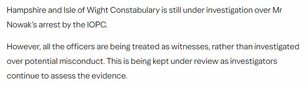 bonchieredstate's tweet photo. It's unfathomable how cooked the UK is.  

They are claiming that officers who *mocked* a stabbing victim, handcuffed him, and left him to die while they babied the murderer committed no misconduct. https://t.co/GeEIIYNubY