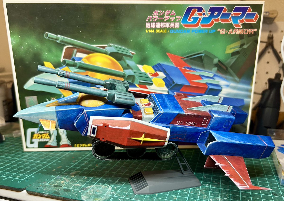 tyoi11r's tweet photo. ボックスアートとは形状から何から別モノだけど、まぁいいやw
噴射炎はつけたいなぁ
使えそうなパーツを見たことあるようなないような、何で見たんだっけ
#旧キット https://t.co/Ao9V4QTGTX