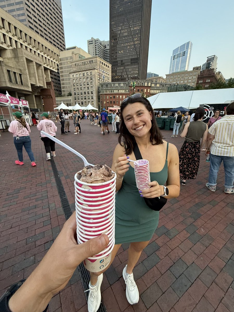 HankFrank's tweet photo. A very important Tuesday shakeout with Cate✅

Shakeout for what?

A marathon?

No

A race?

No

A workout?

No

The SCOOPER BOWL in Boston tonight

There are people who like ice cream

And then there is us

We do not treat this like dessert

We treat this like a sport

We are about to put on an ice cream performance that people will be talking about for generations

This morning was not fitness

It was strategy

Move the legs
Get outside
Bank some steps
Open up the appetite
Prepare for battle
Respect the event
Leave no flavor behind

Some people train for races

We train for this

Last year’s performance was elite

Will we beat it tonight?

Stay tuned