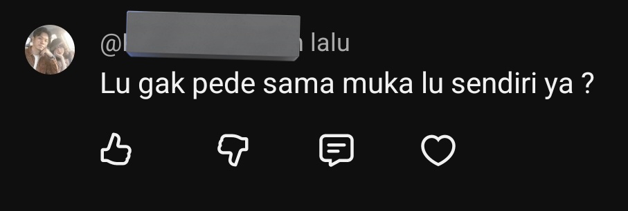 SenSen441_'s tweet photo. Jujur salah satu komentar yang sangat menyakitkan buat gua. 🥲 https://t.co/SjySocbwwe