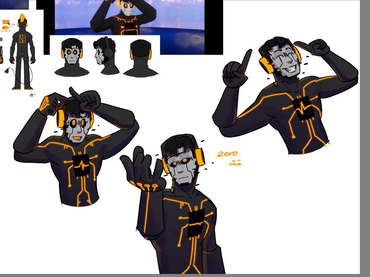 AliSpiderfrog's tweet photo. Zero_face poses #tlt #thelivingtombstone #tombsona https://t.co/VkSVQV3DyY