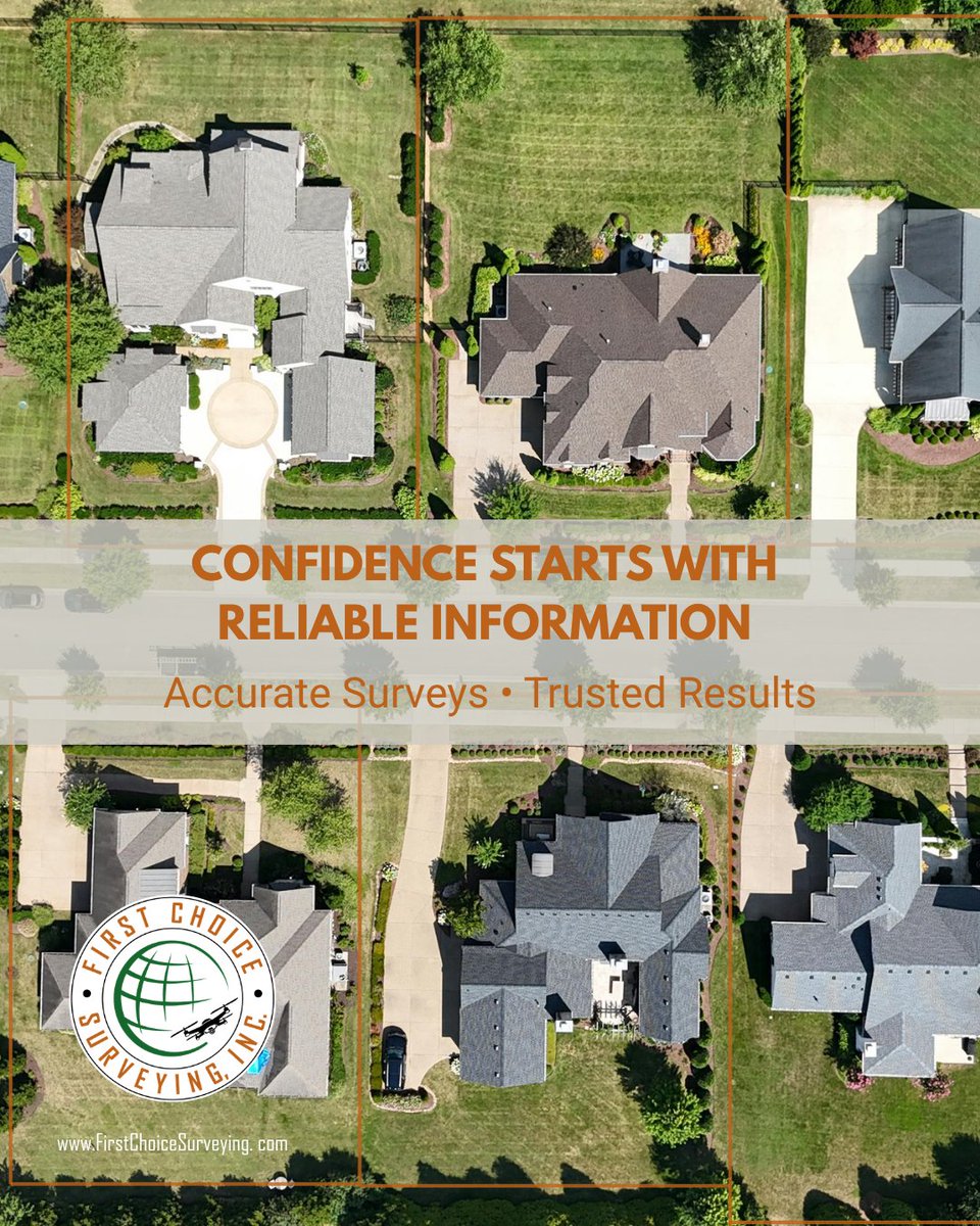 firstchoicesurv's tweet photo. Reliable information matters when making property decisions.

At First Choice Surveying, we're committed to providing accurate surveys and trusted results.

Questions about your property? Comment below or reach out today. 📞407-951-3425

#TrustedSurveyor #FirstChoiceSurveying https://t.co/UETm0ickLb