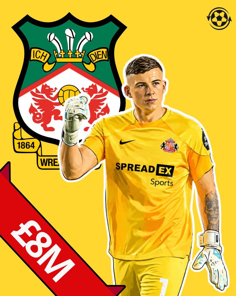 DeadlineDayLive's tweet photo. 🚨 Sunderland goalkeeper Anthony Patterson is wanted by Wrexham, but the Welsh club need the Black Cats to reduce their asking price of £8M for the 26-year-old.

(Source: Sky Sports) https://t.co/HflXHCQdLz