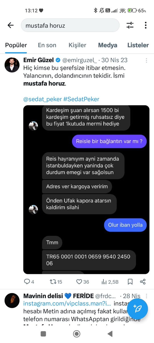 frdcelikbas's tweet photo. @COLASLANl @rsp_medya Bu konuyla alakalı da bir ADALET  gelirmi Sayın Sedat Peker adını kullanan kişi ve ekip arkadaşları. Ölümle tehdit edildim ve benim susmam için beni Öldürmeleri gerek. Bu bir suç duyurusudur... https://t.co/smGkBfzq4H