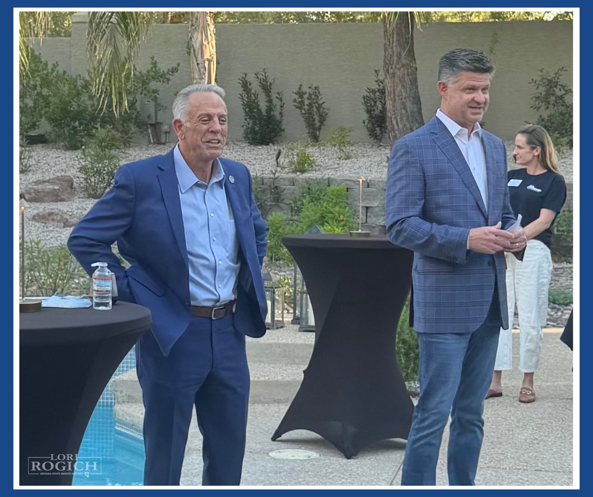 senatorrogich's tweet photo. A terrific evening at Governor Lombardo’s reelection fundraiser, filled with energy, momentum and a shared commitment to Nevada’s future. It was an honor to spend time with Governor Lombardo, Ryan Erwin and Mike Slanker discussing the issues that matter most to our great state. Proud to stand with leaders committed to results, accountability and moving Nevada forward. 

#Nevada #Leadership #NVLeg #GovernorLombardo #RyanErwin #MikeSlanker
@JoeLombardoNV @JosephMLombardo