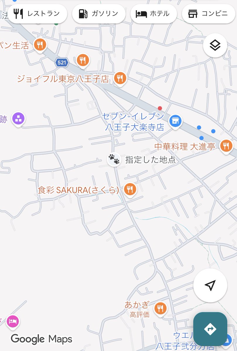 labiomaria's tweet photo. クロが居なくなってもうすぐ1年が経とうとしています。舘ヶ丘団地の情報はすっかり途絶え、最近は八王子市恩方の方でのお散歩情報が入ってきて探しております。🐾マークの所の道でお散歩されているという情報。お心当たりのある方は、ご連絡いただけると助かります。#八王子 #迷子犬 #黒柴 #柴犬 #恩方 https://t.co/S2eWbn7nIb