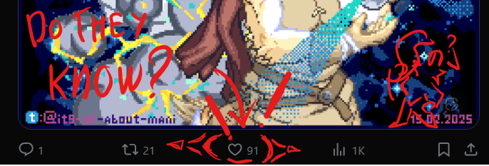 VUnnormal's tweet photo. This "fanart" thing is too easy, but thankfully brings me just a few followers.
Personally? Not a fan. I can do better with my own OCs!
And one day I am going to surpass this number without relying on other people's creations!!!! https://t.co/goeAflJaLS