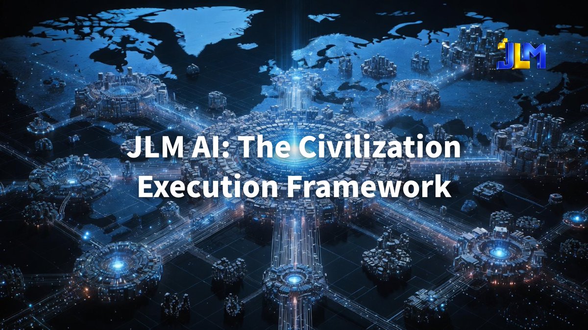 JLM_AI's tweet photo. Civilization does not fail because of ideas.
It fails because of execution.

JLM AI is building the execution framework for civilization-scale coordination and action.

#JLM #AI #Web3 #FinTech

https://t.co/ez4GNkAIOU https://t.co/0nKHNEbOxl