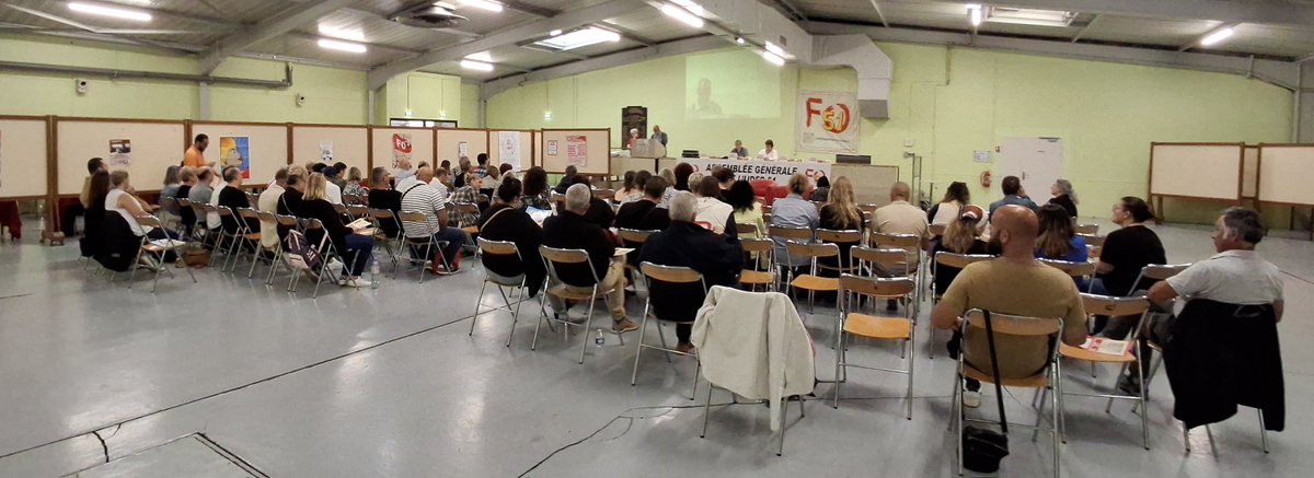 HandicapFO's tweet photo. Le Secteur handicap est intervenu à l'AG de la Marne aujourd'hui pour présenter les inégalités face à l'emploi des personnes en situation de handicap et les actions de @force_ouvriere #FO #handicap https://t.co/lT5yFdBgt1