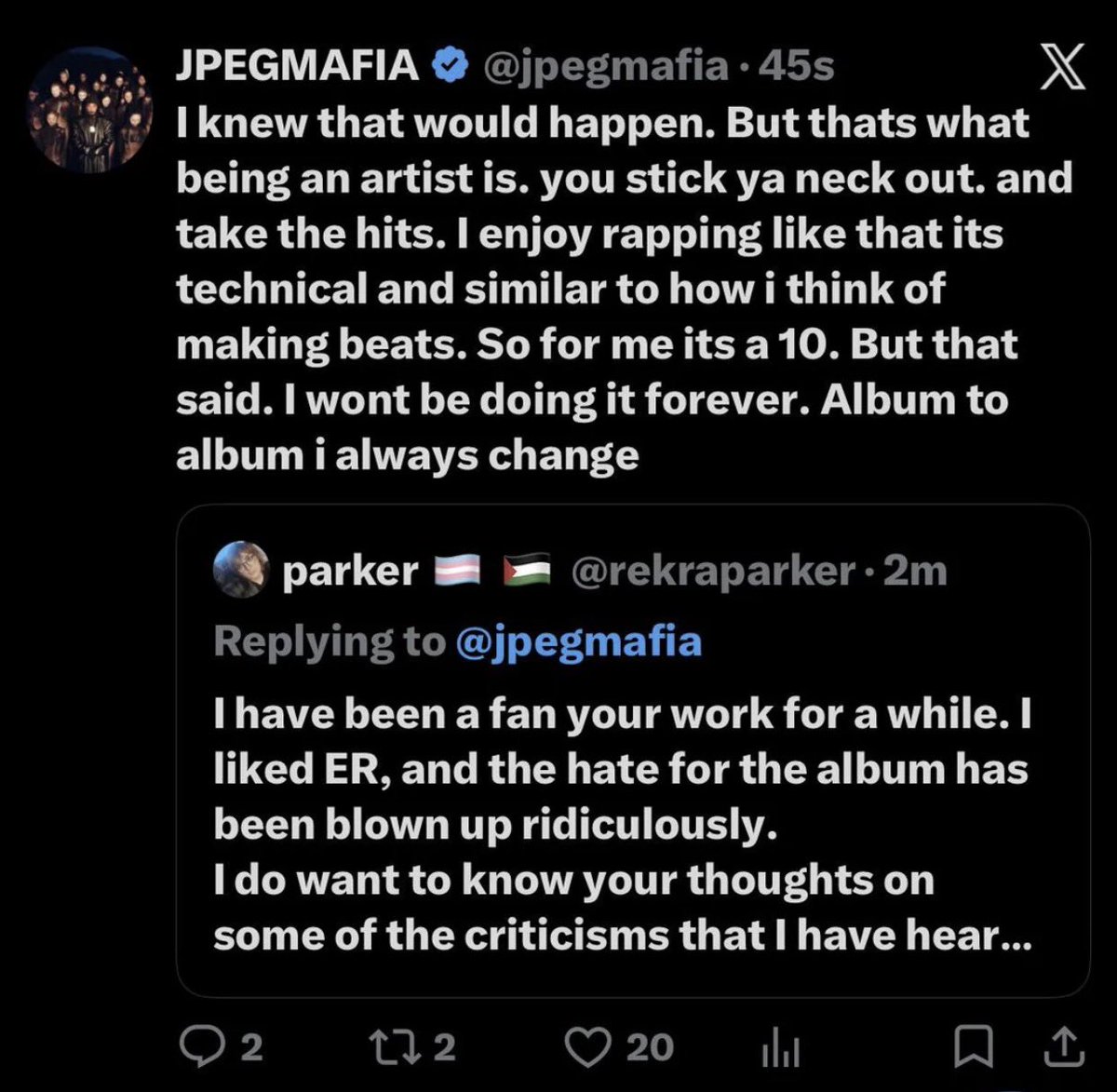 JPEGMAFIA News & Updates tweet media