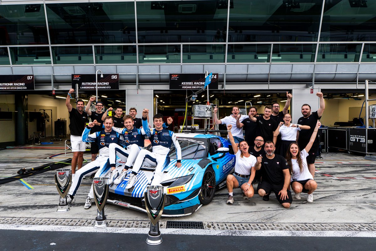 nopeengineering's tweet photo. 🏁 From a heart-stopping first corner to the top step of the podium, the PODIUM.

We won the Bronze Cup in the Temple of Speed GTWC round, what an emotion!

Championship leaders. Next stop: SPA. 🔥

#NOPEEngineering #Kessel #Endurance #Motorsport #GT3 #RacingLife https://t.co/Tnmr0C1RCl