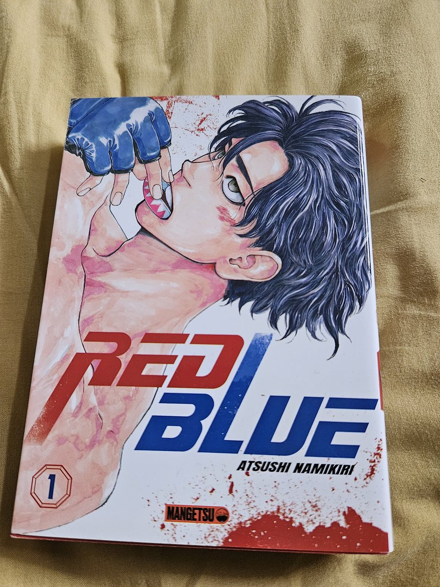 Demoonao's tweet photo. Découverte d'un nouveau manga de sport : Red Blue ! Je suis pas très familier avec le MMA donc ca va être intéressant ! https://t.co/Bkvv8hlcAh