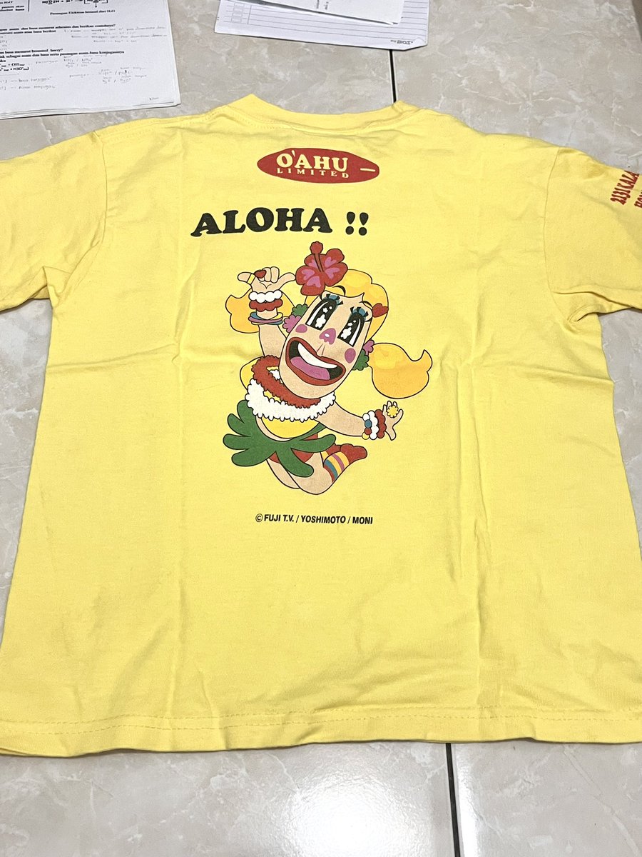 blubaery's tweet photo. wts cute yellow tshirt crop from honolulu 🍋🌤️☀️🌼

• ld 80-90 
• pj 47
• bahan tebel dan gak nerawang sama sekali 
• 25k, co by oyen 🍊🍊🍊🍊 https://t.co/xzyU2D0U1e