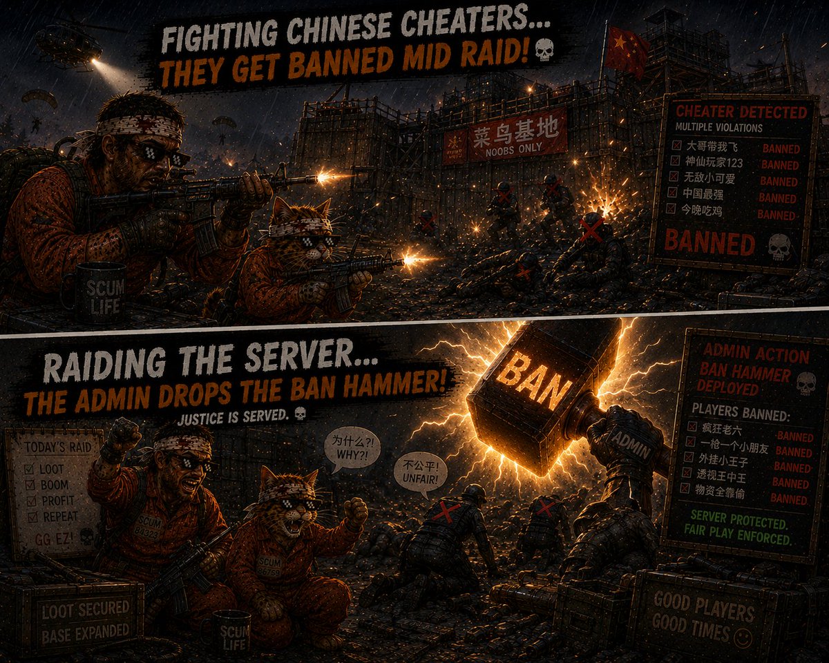 FubaredTTV's tweet photo. We fought Chinese Cheaters and they got banned mid RAID !!!
LIVE @ https://t.co/3aokOOIuWy https://t.co/MDX74c8mXX