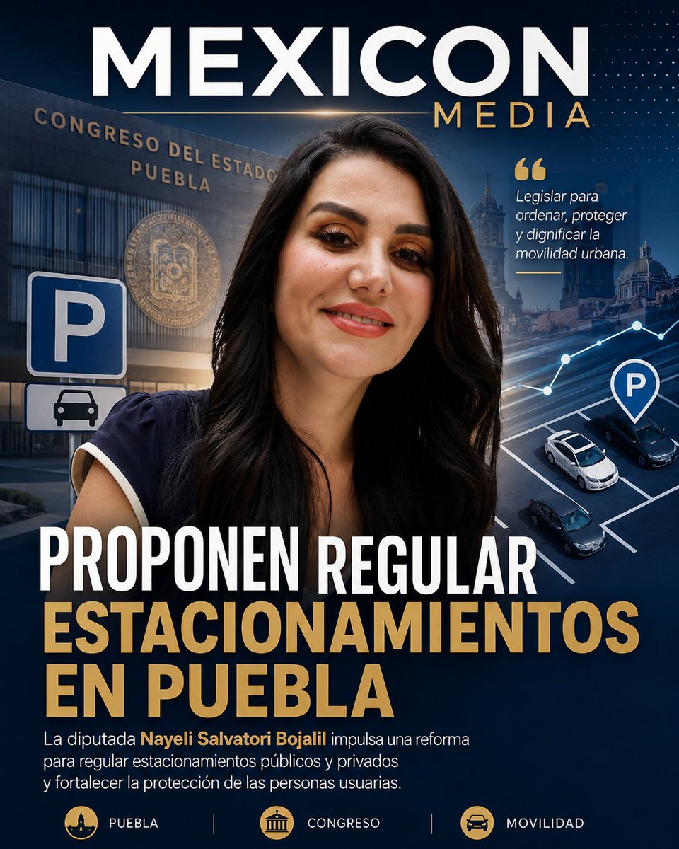 RichieRius's tweet photo. 🚗💡 La diputada @Naysalvatori Bojalil propone regular los estacionamientos públicos y privados en Puebla, buscando proteger a los usuarios y dignificar la movilidad urbana. Un paso hacia ciudades más seguras y organizadas. #Puebla #Movilidad #Congreso #MEXICONMEDIA https://t.co/y9K8xbeHvW