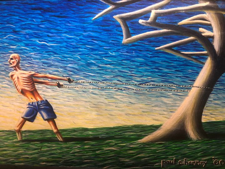 PaulHanney7's tweet photo. Art of the Day! "Never Give Up". Buy at: https://t.co/TvyGkmqMue https://t.co/kxWZ0bfmGE