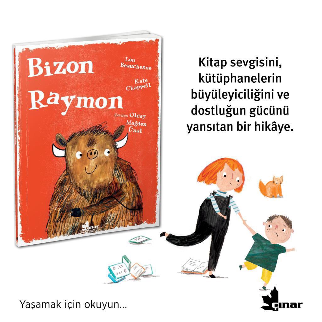 cinaryayinevi's tweet photo. 📚 Raymon kocaman, kuvvetli ve de cesur. Bu çok normal, çünkü kendisi bir bizon. Aynı zamanda da bir kitabın kahramanı....

Kitap sevgisini, kütüphanelerin  büyüleyiciliğini ve dostluğun gücünü yansıtan bir hikâye. Hem de muhteşem resimlerle. https://t.co/HgGvWZh523