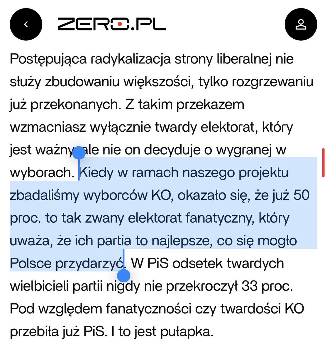 piotrbialczyk's tweet photo. Hot take z dzisiejszego wywiadu Grzegorza Sroczyńskiego z prof. Przemysławem Sadura w @portalzeropl ⬇️ https://t.co/T4ZAY2ITzF