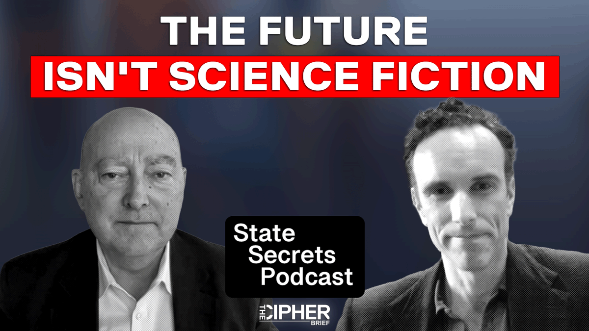 thecipherbrief's tweet photo. What happens when AI, climate disruption, geopolitical rivalry, and information warfare collide?

In this episode of the State Secrets Podcast, @SuzanneKelly_  sits down with authors retired Admiral James Stavridis @stavridisj  and @elliotackerman to discuss 2084, the final installment of their acclaimed trilogy.

From climate-driven migration to AI-powered conflict, cognitive warfare, and Arctic power competition, Stavridis and Ackerman explore the future of global security—and why fiction can serve as a vital warning.

This is essential listening for anyone who cares about the security and stability of our world.
https://t.co/kTMO65o2uw

#2084 #StateSecretsPodcast #NationalSecurity #AI #ClimateSecurity #Geopolitics #TheCipherBrief